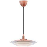 Nordlux Vintage Indoor Pendant Light Brown Metal G9 Layered Shades - Mains Powered, IP20 in Copper