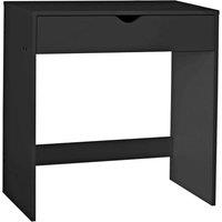 Havendro Black Dressing Table 1 Drawer Wooden Vanity Computer Desk