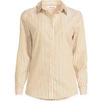 Lands' End Women's Non-Iron Cotton Shirt in Gold | Size: 20