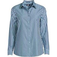 Lands' End Women's Non-Iron Cotton Shirt in Mid Blue | Size: 20