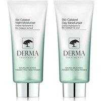 Derma Treatments Men's Bio-Catalyst Day & Night Kit for Men in White