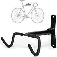 VOGREX Bike Bicycle Wall Mounted Rack Storage Hanger Holder in Black