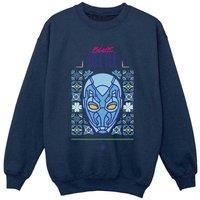 Blue Beetle Boy's Helmet Sweatshirt in Navy | Size: 9 Years