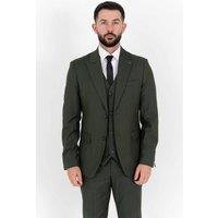 V2 Classic Men's Mark Three Piece Olive Suit | Size: 44R