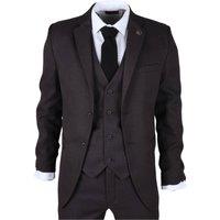 TruClothing Men's 3 Piece Tailored Fit Wedding Suit in Charcoal | Size: 42R