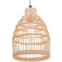 Living and Home E27 Bamboo-woven Ceiling Pendant Light in Natural