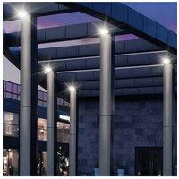 Living and Home Motion Sensor Outdoor LED Floodlight in Black