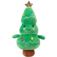 VFM e-Store Christmas Tree Soft Toy Plush Gift Idea 16cm x 12cm Multicolour X 1 | Size: 16 cm x 12 cm