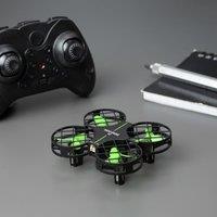 Menkind RED5 Nano Drone Compact Drone With LED Flight Effects in Black
