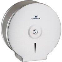 MYLEK Stainless Steel Jumbo Toilet Roll Dispenser High-Capacity 250mm in Silver