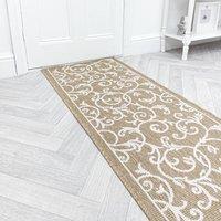 runrug Carpet Runner Rug - Indoor/Outdoor, Reversible, 2mm - 'Ivy' in Brown | Size: 60 cm x 150 cm