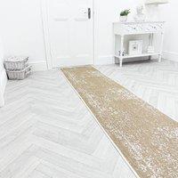 runrug Carpet Runner Rug - Indoor/Outdoor, Reversible, 2mm - 'Tapestry' in Brown | Size: 60 cm x 150 cm
