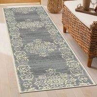 runrug Hallway Carpet Runner Rug - Soft & Comfy, 9mm - 'Bayeux' in Grey | Size: 60 cm x 180 cm