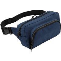 Bagbase Organiser Belt Waistpack Bag (2.5 Litres) Pack of 2 in Navy