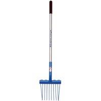 Fyna-Lite Mini Mucka Stable Fork in Blue
