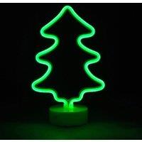 simpa LED Novelty Neon Christmas Tree Light in Green