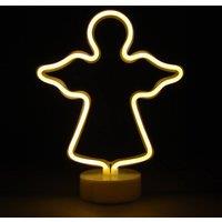 simpa LED Novelty Neon Angel Light in Warm White