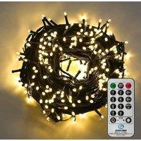 Shatchi 480 LED Warm White Outdoor Cluster Fairy Lights 29m with Remote