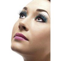 Smiffys Holographic False Lashes in Silver
