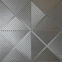 Arthouse Diamond Geo Wallpaper in Mid Grey