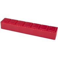 Floso Dose 7-Day Multi-Vitamin Medicine Box in Red