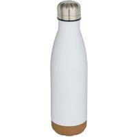 Floso Cove Cork Double Wall 500ml Insulated Water Bottle in White