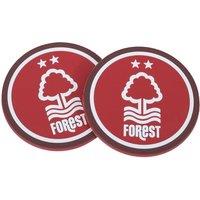 Nottingham Forest FC Coaster Set Pack of 2 in Red