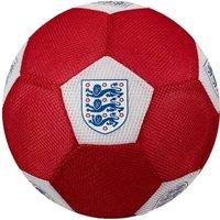 England FA Crest Mesh Football in Red