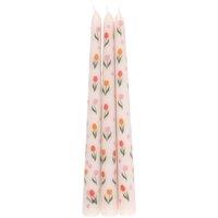 Something Different Tulip Taper Candle (Pack of 3) in White