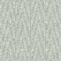 World of Wallpaper Herringbone Wallpaper in Green