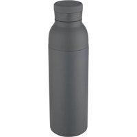Floso Stainless Steel Double Wall 650ml Water Bottle in Grey