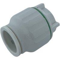 Securplumb Compression Stop End in White