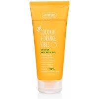 Ziaja Coconut & Orange Vibes Shower & Bath Gel 200ml in Yellow