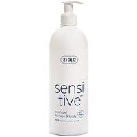 Ziaja Sensitive Creamy Wash Gel For Face & Body 400ml in White