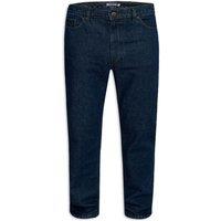 D555 Men's Rockford Comfort Kingsize Jeans in Indigo | Size: 60R
