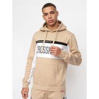 Crosshatch Men's Silomane Hoodie in Stone | Size: Medium