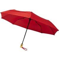 Avenue Men's Bo Foldable Auto Open Umbrella in Red