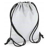 Bagbase Men's 15L Drawstring Bag in Silver