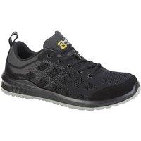 Grafters Men's Suede Safety Trainers in Black | Size: 9