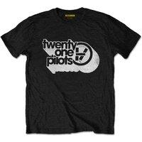 Twenty One Pilots Men's Vessel Vintage T-Shirt in Black | Size: XL