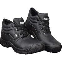 Scan Men's 4 D-ring Chukka Safety Boots | Size: 7