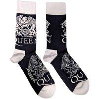 Queen Men's Crest Ankle Socks in Navy | Size: 4-7