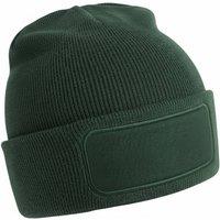 Beechfield Men's Original Patchwork Beanie in Bottle Green