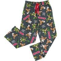 Gremlins Men's Stripe & Gizmo Lounge Pants in Charcoal | Size: 4XL