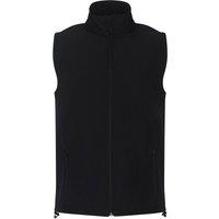 PRO RTX Men's Softshell 2 Layer Gilet in Black | Size: XS