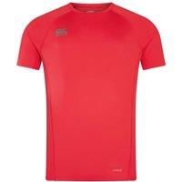 Canterbury Men's Small Logo Super Light T-Shirt in Red | Size: Large