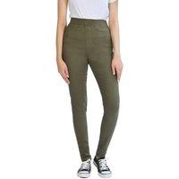 Smart Living Women's Skinny Fit Denim Jeggings with Pockets - Classic Casual Trousers in Khaki | Size: 22