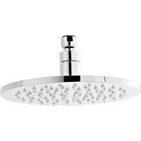Balterley Round LED Fixed Shower Head Chrome 200mm in Silver