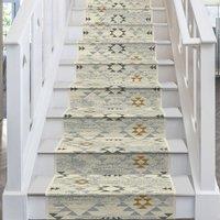 runrug Stair Runner Carpet for Staircases - Soft & Comfy, 9mm - 'Andes' in Beige | Size: 60 cm x 600 cm