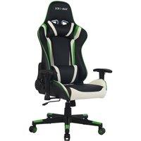 RayGar RG-MAX Gaming Chair High Back, Padding, Adjustable Height & Arms in Green | Size: 1 Pack